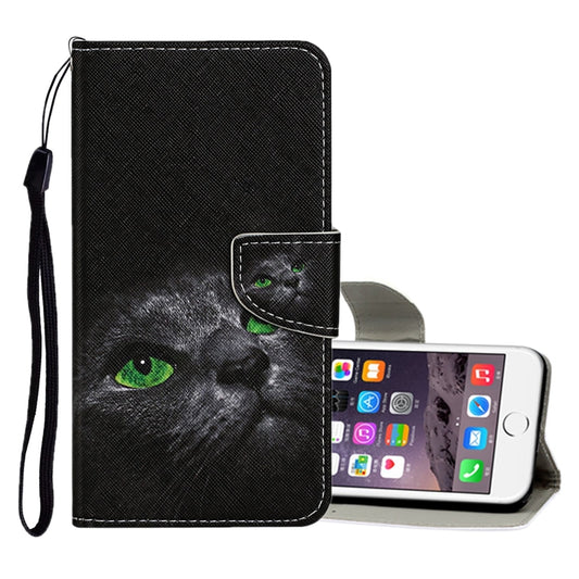 Colored Drawing Pattern Horizontal Flip Leather Case with Holder & Card Slots & Wallet, For iPhone 6 / 6s, For iPhone 6 Plus / 6s Plus, For iPhone 8 / 7, For iPhone 8 Plus / 7 Plus