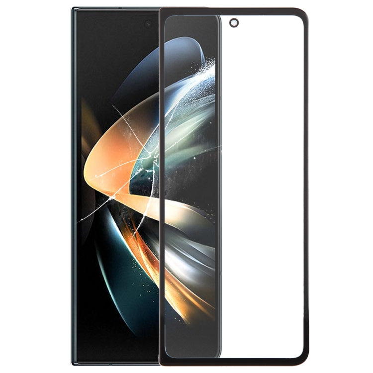 LCD Secondary Screen Outer Glass Lens with OCA Optically Clear Adhesive, For Galaxy Z Fold7 SM-F966B, For Samsung Galaxy Z Fold6 SM-F956B, For Samsung Galaxy Z Fold5 SM-F946B, For Samsung Galaxy Z Fold4 SM-F936B/W23                                     ...