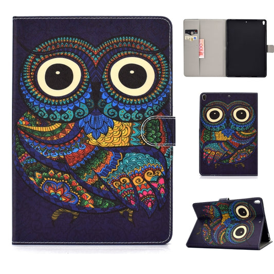 Colored Drawing Pattern Horizontal Flip PU Leather Case with Holder & Card Slot & Sleep / Wake-up Function, For iPad Pro 10.5 inch, For iPad Pro 11 (2020), For iPad Pro 11 (2018), For iPad 10.2, For iPad 9.7 (2017/2018) & Air 2 & Air                   ...