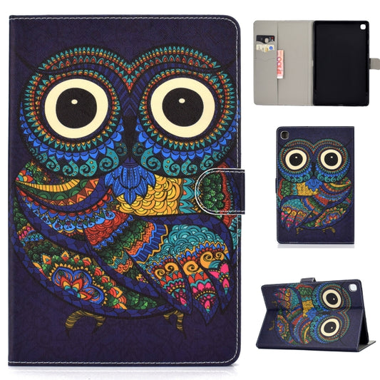 Colored Drawing Pattern Horizontal Flip PU Leather Case with Holder & Card Slot & Sleep / Wake-up Function, For Samsung Galaxy Tab A 10.1 (2019) T510/T515, For Samsung Galaxy Tab A 10.1 T580/T585 (2016), For Samsung Galaxy Tab A 10.5 T590/T595         ...