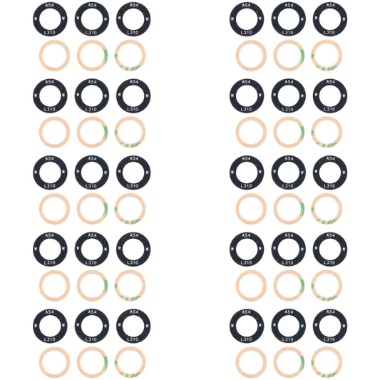 Juego de 10 lentes para cámara trasera para Samsung Galaxy M54 SM-M546B, Samsung Galaxy M14 SM-M146B, Samsung Galaxy A24 4G SM-A245F, Samsung Galaxy F04 SM-E045F, Samsung Galaxy A14 SM-A145F y Samsung Galaxy M04 SM-M045F.