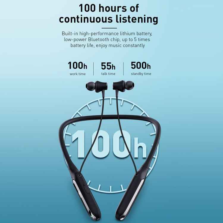 Hileo Hi75 Wireless Bluetooth Hanging Neck In-ear Sports Earphone