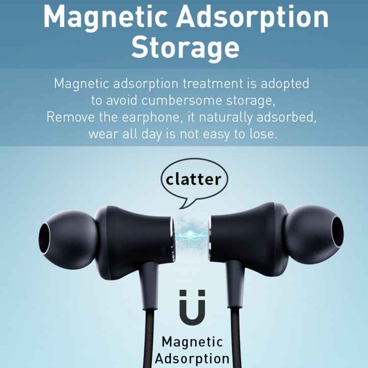 Hileo Hi75 Wireless Bluetooth Hanging Neck In-ear Sports Earphone