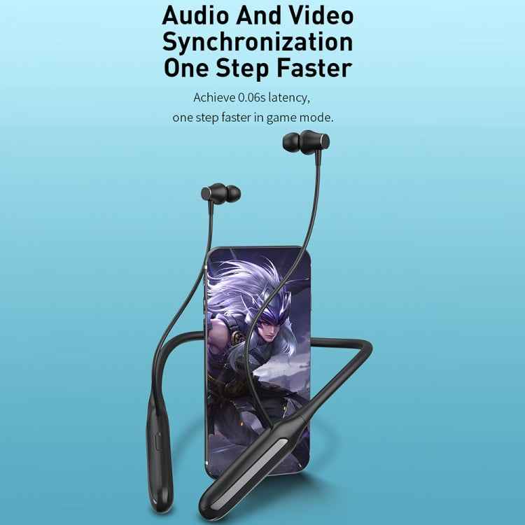 Hileo Hi75 Wireless Bluetooth Hanging Neck In-ear Sports Earphone