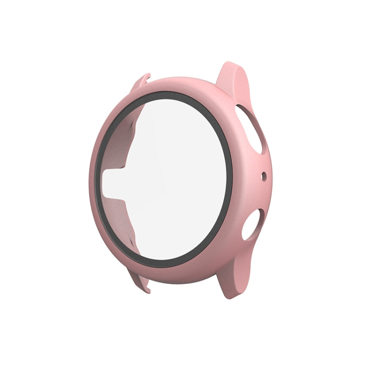 PC Protective Case with Tempered Glass Film, For Samsung Galaxy Watch Active 2 40mm, For Samsung Galaxy Watch Active 2 44mm