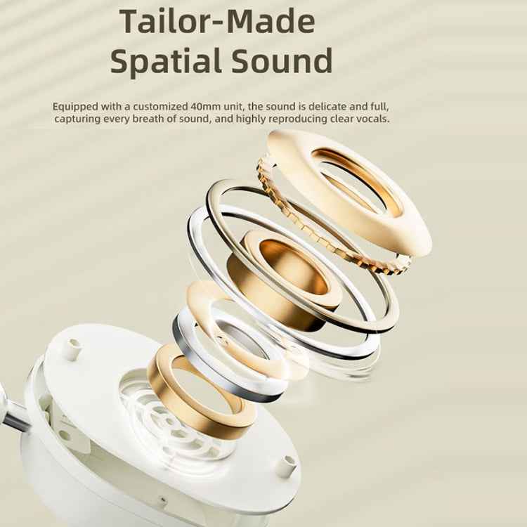 T2 Foldable High Definition Stereo ENC Noise Reduction Wireless Gaming Headphones with Mic