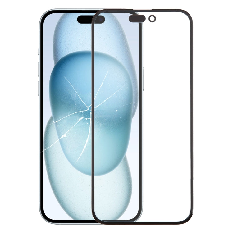 Front Screen Outer Glass Lens with OCA Optically Clear Adhesive, For iPhone 16e, For iPhone 16 Pro Max, For iPhone 16 Pro, For iPhone 16 Plus, For iPhone 16, For iPhone 15 Pro Max, For iPhone 15 Plus, For iPhone 15