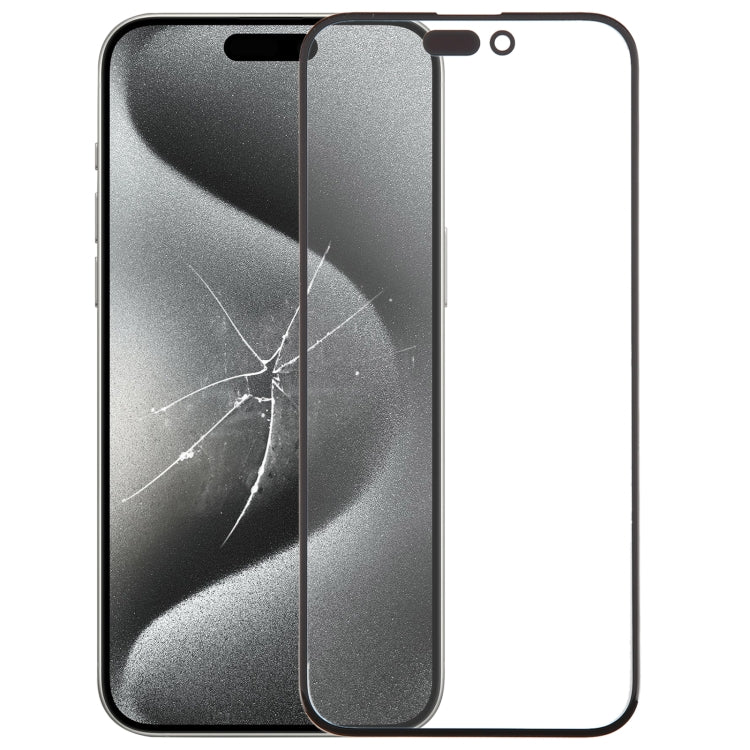 Front Screen Outer Glass Lens with OCA Optically Clear Adhesive, For iPhone 16e, For iPhone 16 Pro Max, For iPhone 16 Pro, For iPhone 16 Plus, For iPhone 16, For iPhone 15 Pro Max, For iPhone 15 Plus, For iPhone 15