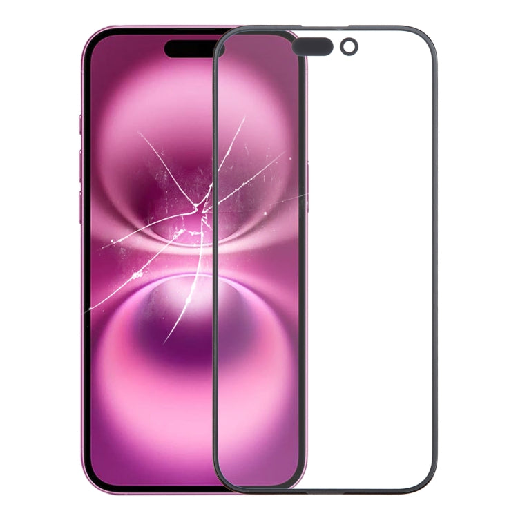 Front Screen Outer Glass Lens with OCA Optically Clear Adhesive, For iPhone 16e, For iPhone 16 Pro Max, For iPhone 16 Pro, For iPhone 16 Plus, For iPhone 16, For iPhone 15 Pro Max, For iPhone 15 Plus, For iPhone 15