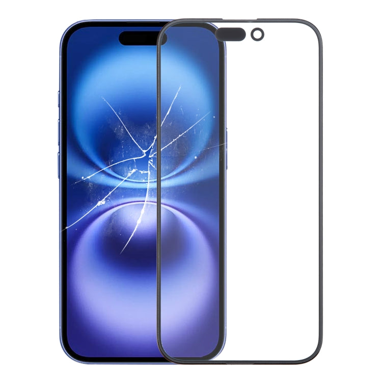 Front Screen Outer Glass Lens with OCA Optically Clear Adhesive, For iPhone 16e, For iPhone 16 Pro Max, For iPhone 16 Pro, For iPhone 16 Plus, For iPhone 16, For iPhone 15 Pro Max, For iPhone 15 Plus, For iPhone 15