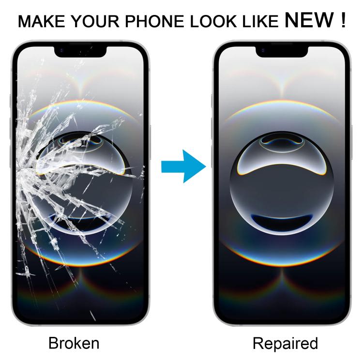 Front Screen Outer Glass Lens with OCA Optically Clear Adhesive, For iPhone 16e, For iPhone 16 Pro Max, For iPhone 16 Pro, For iPhone 16 Plus, For iPhone 16, For iPhone 15 Pro Max, For iPhone 15 Plus, For iPhone 15