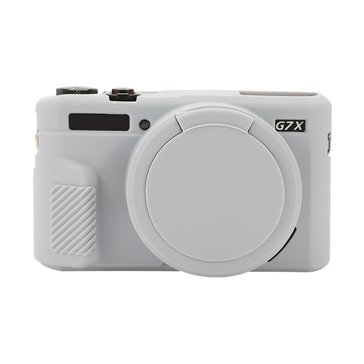 Soft Silicone Protective Case with Lens Cover, For Canon PowerShot G7 X Mark II / G7X2