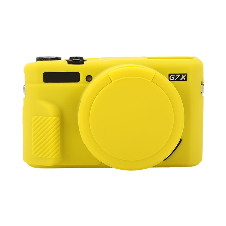 Soft Silicone Protective Case with Lens Cover, For Canon PowerShot G7 X Mark II / G7X2