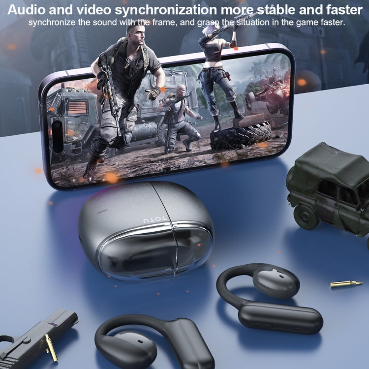 TOTU BE-3-OWS Bluetooth 5.3 Ear-Mounted Wireless Bluetooth Earphone