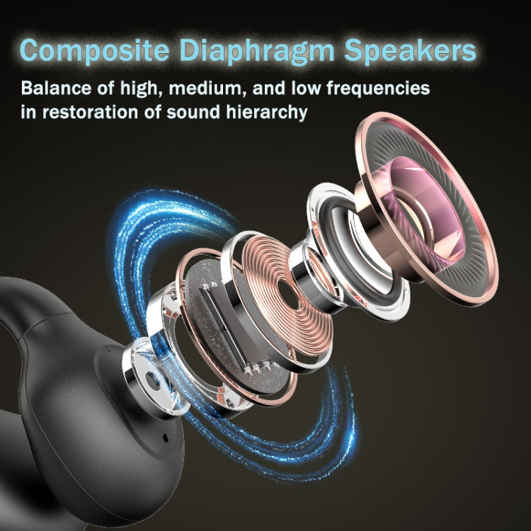 G91 Ear Clip Bone Conduction TWS Noise Reduction Bluetooth Earphone