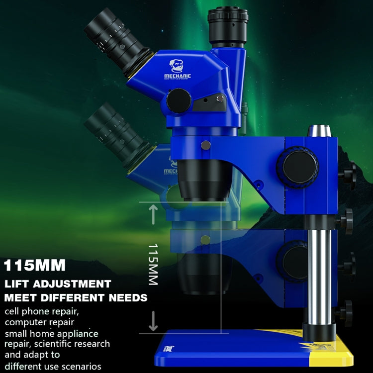 Mechanic Super X 360 Rotation HD Video Trinocular Stereo Microscope, Mechanic Super X