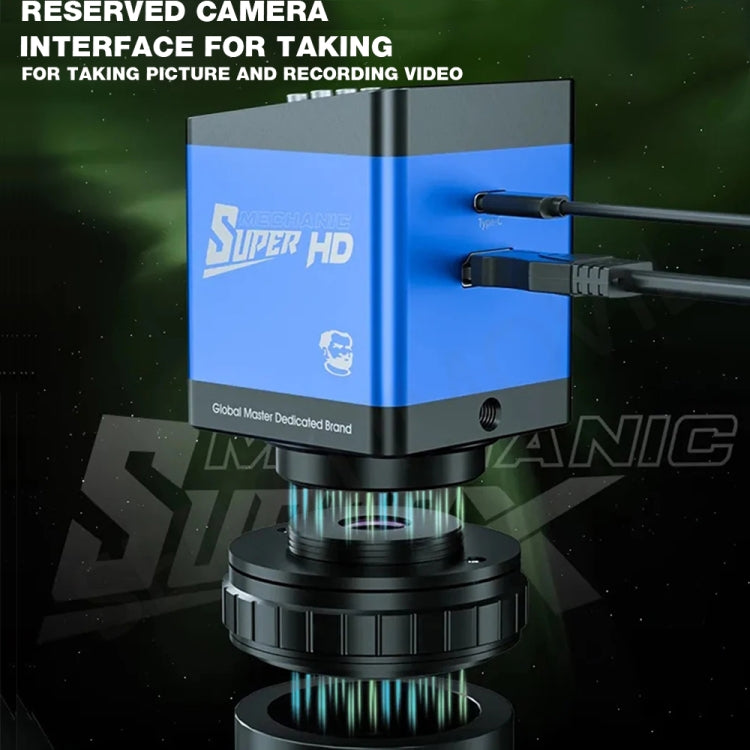 Mechanic Super X 360 Rotation HD Video Trinocular Stereo Microscope, Mechanic Super X