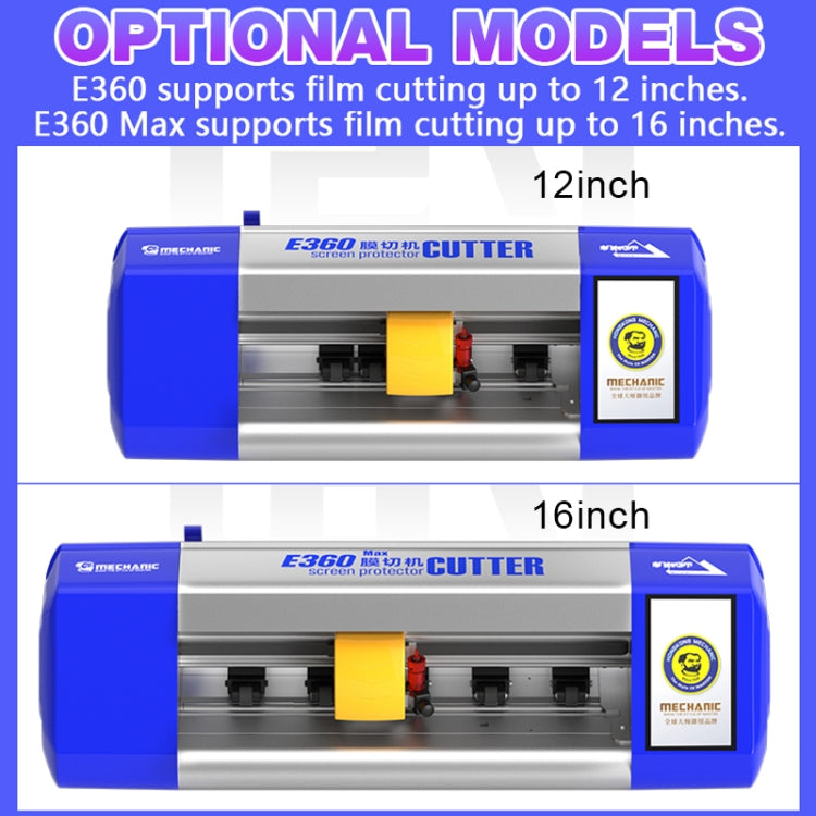 Mechanic Universal Cloud Intelligent Flexible Hydrogel Film Cutting Machine, E360 Max, E360