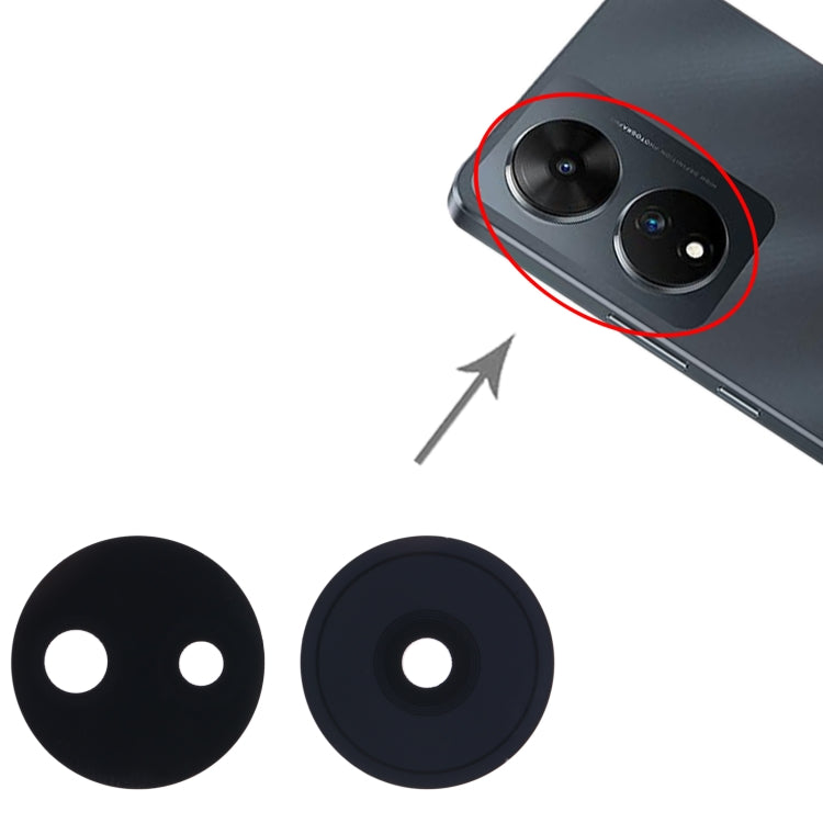 Back Camera Lens, For vivo T2 India, For vivo V27, For vivo S16 Pro, For vivo S16