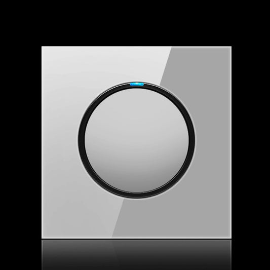 86mm Round LED Tempered Glass Switch Panel, Gray Round Glass, One Open Dual Control, Two Billing Control, Two Open Dual Control, Three Billing Control, Three Open Dual Control, Four Billing Control, Four Open Dual Control, One Open Multiple Control    ...