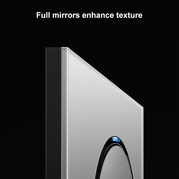 86mm Round LED Tempered Glass Switch Panel, Gray Round Glass, One Open Dual Control, Two Billing Control, Two Open Dual Control, Three Billing Control, Three Open Dual Control, Four Billing Control, Four Open Dual Control, One Open Multiple Control    ...