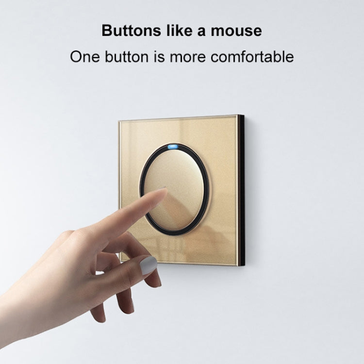 86mm Round LED Tempered Glass Switch Panel, Gold Round Glass, One Open Dual Control, Two Billing Control, Two Open Dual Control, Three Billing Control, Three Open Dual Control, Four Billing Control, Four Open Dual Control, One Open Multiple Control    ...