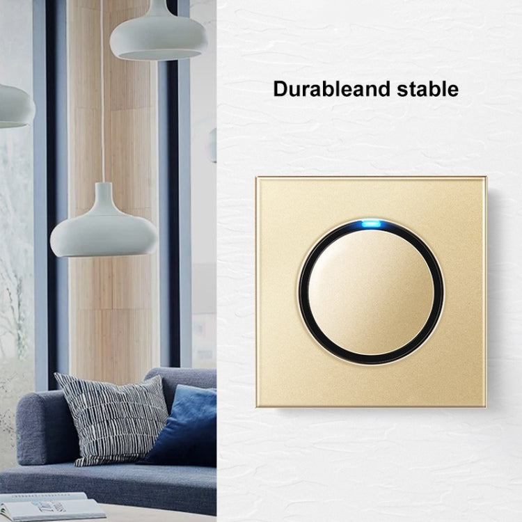 86mm Round LED Tempered Glass Switch Panel, Gold Round Glass, One Open Dual Control, Two Billing Control, Two Open Dual Control, Three Billing Control, Three Open Dual Control, Four Billing Control, Four Open Dual Control, One Open Multiple Control    ...