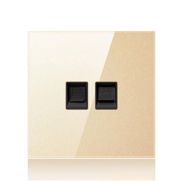 86mm Round LED Tempered Glass Switch Panel, Gold Round Glass, One Open Dual Control, Two Billing Control, Two Open Dual Control, Three Billing Control, Three Open Dual Control, Four Billing Control, Four Open Dual Control, One Open Multiple Control    ...