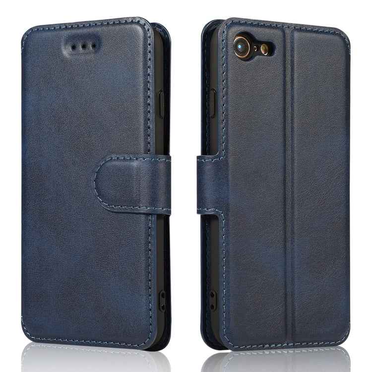 Calf Texture Magnetic Buckle Horizontal Flip Leather Case with Holder & Card Slots & Wallet & Photo Frame, For iPhone 6 / 6s, For iPhone 7 / 8, For iPhone 7 Plus / 8 Plus, For iPhone X / XS, For iPhone XR, For iPhone XS Max, For iPhone 12 mini         ...