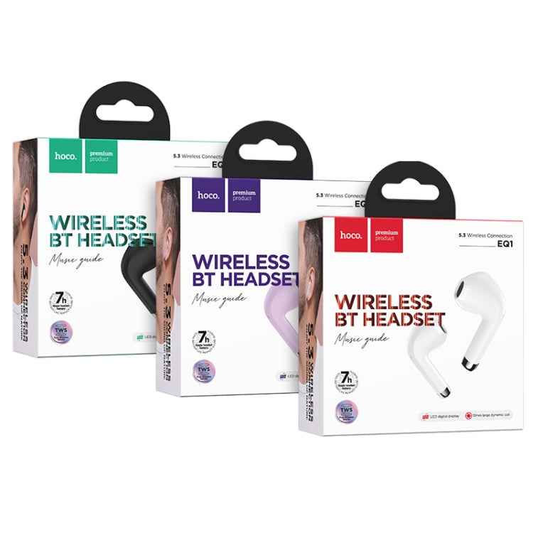 hoco EQ1 Music Guide True Wireless Bluetooth 5.3 Headset with LED Display
