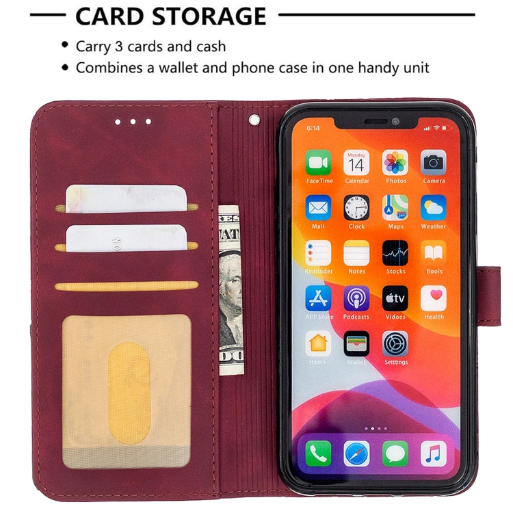 Rhombus Texture Magnetic Buckle Horizontal Flip Leather Case with Holder & Card Slots & Wallet & Photo Frame, For iPhone 11, For Huawei Y5p, For Samsung Galaxy A51