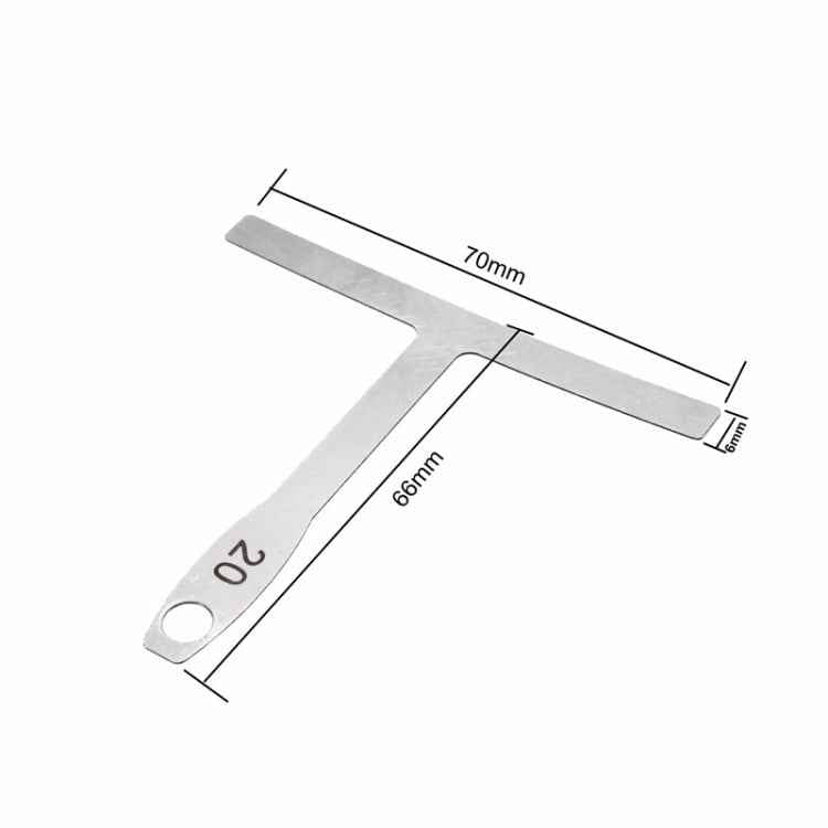 9 in 1 Guitar T-shaped ruler, Neck Fingerboard, Frets Radian, String Yard Radian, Adjustable Measuring Caliper