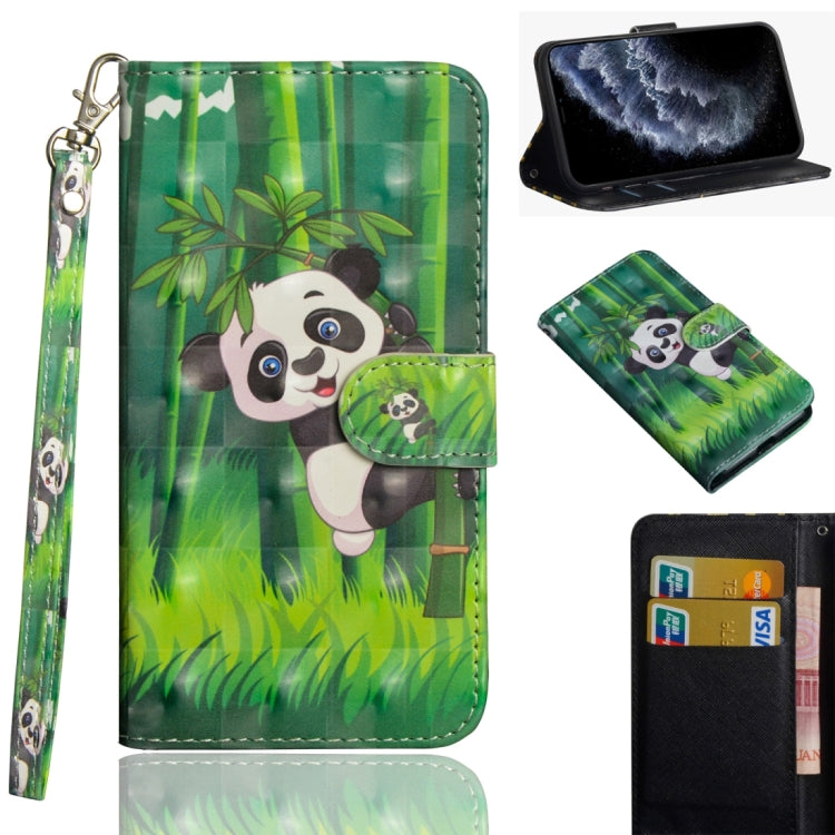 3D Painting Pattern Horizontal Flip TPU + PU Leather Case with Holder & Card Slots & Wallet & Lanyard, For iPhone 11 Pro Max, For iPhone 11 Pro, For iPhone 11, For iPhone SE 2022 / SE 2020 / 8 / 7