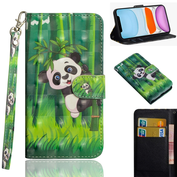 3D Painting Pattern Horizontal Flip TPU + PU Leather Case with Holder & Card Slots & Wallet & Lanyard, For iPhone 11 Pro Max, For iPhone 11 Pro, For iPhone 11, For iPhone SE 2022 / SE 2020 / 8 / 7