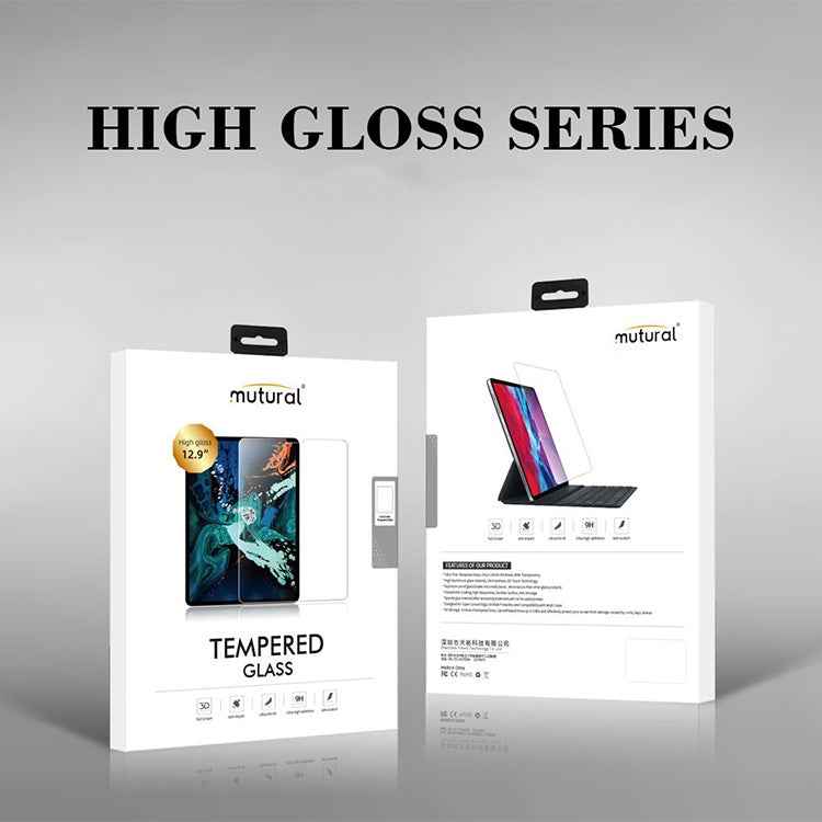 Mutural 9H HD Anti-fingerprint Tempered Glass Film, For iPad 10.2 2019, For iPad Pro 10.5 2019/2017 & Air (2019), For iPad Pro 11 2018/2020, For iPad Pro 12.9 2018/2020