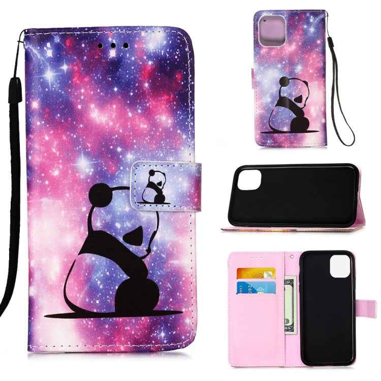 Painted Flat Texture Leather Case with Lanyard & Card Slot & Wallet & Holder, For iPhone 12 mini, For iPhone 12 / 12 Pro, For iPhone 12 Pro Max