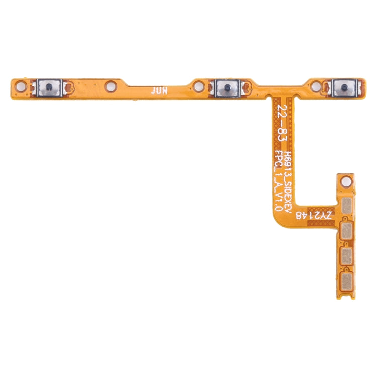 OEM Power Button & Volume Button Flex Cable, For Infinix Smart 9 HD X6532C, For Infinix Hot 50 Pro 4G X6881, For Infinix Note 40S X6850B, For Infinix Hot 50i X6531, For Infinix Smart 9 X6532, For Infinix Hot 50 Pro+ 4G X6880, For Infinix Hot 50 5G X672...