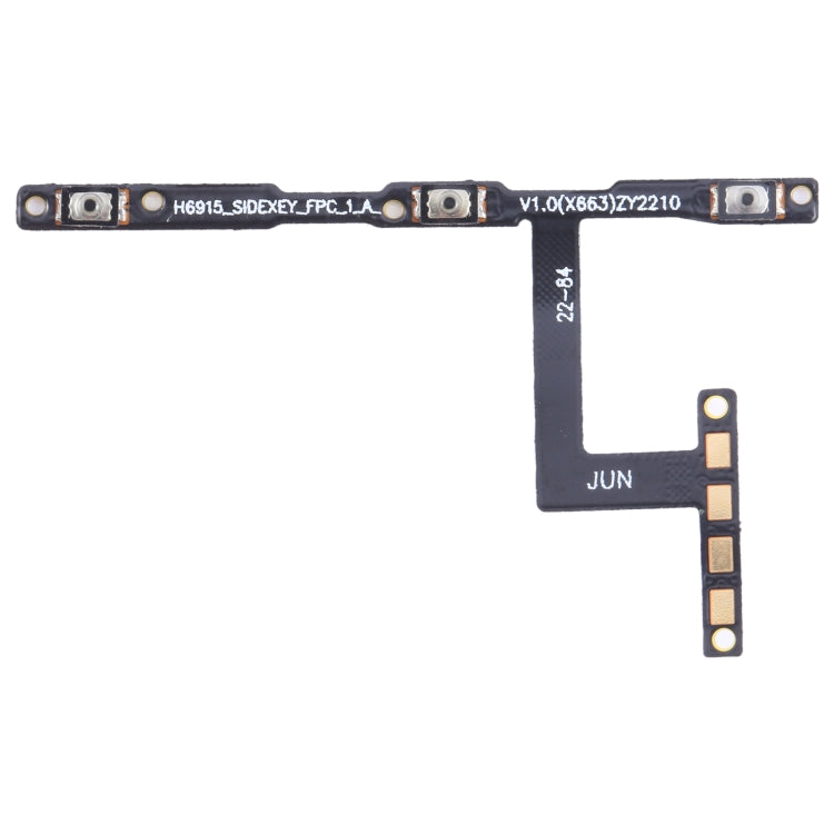 OEM Power Button & Volume Button Flex Cable, For Infinix Smart 9 HD X6532C, For Infinix Hot 50 Pro 4G X6881, For Infinix Note 40S X6850B, For Infinix Hot 50i X6531, For Infinix Smart 9 X6532, For Infinix Hot 50 Pro+ 4G X6880, For Infinix Hot 50 5G X672...