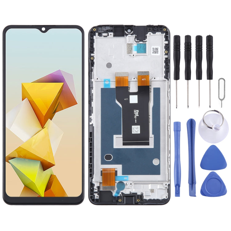 LCD Screen Digitizer Full Assembly with Frame, For ZTE Blade A73 5G, For ZTE Blade A73 4G 7060, For ZTE Blade A72 5G 7540N, For ZTE Blade V40 Vita 8045, For ZTE Blade V2020 Smart 8010, For ZTE Blade A72 4G A7040, For ZTE Blade A52 4G