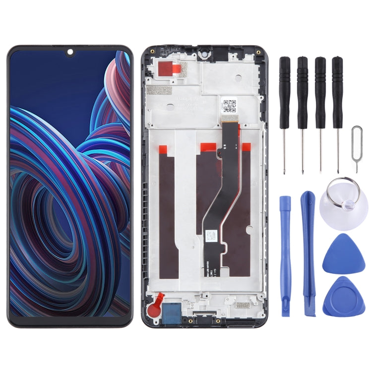 LCD Screen Digitizer Full Assembly with Frame, For ZTE Blade A73 5G, For ZTE Blade A73 4G 7060, For ZTE Blade A72 5G 7540N, For ZTE Blade V40 Vita 8045, For ZTE Blade V2020 Smart 8010, For ZTE Blade A72 4G A7040, For ZTE Blade A52 4G