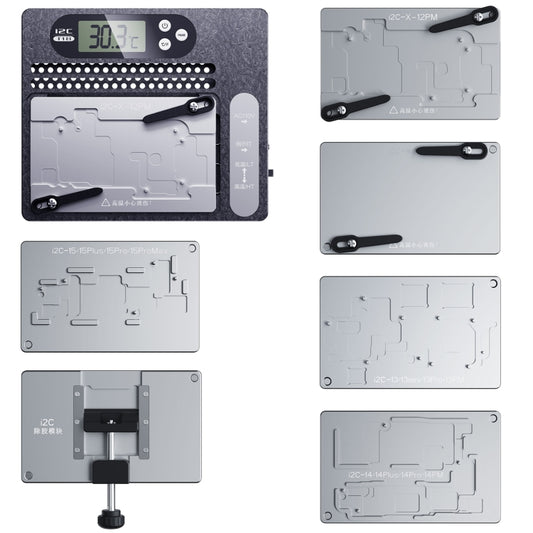i2C T18 LCD Display PCB Motherboard Layered Desoldering Station For iPhone X-15 Pro Max with Glue Removal Module, For iPhone X-15 Pro Max Module+Glue Removal Module