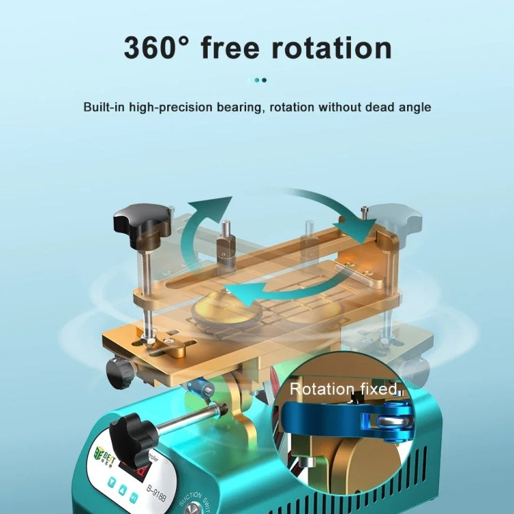 BEST B-918B 7 inch Multi-function Mobile Phone Screen Rotary Separator, US Plug, EU Plug