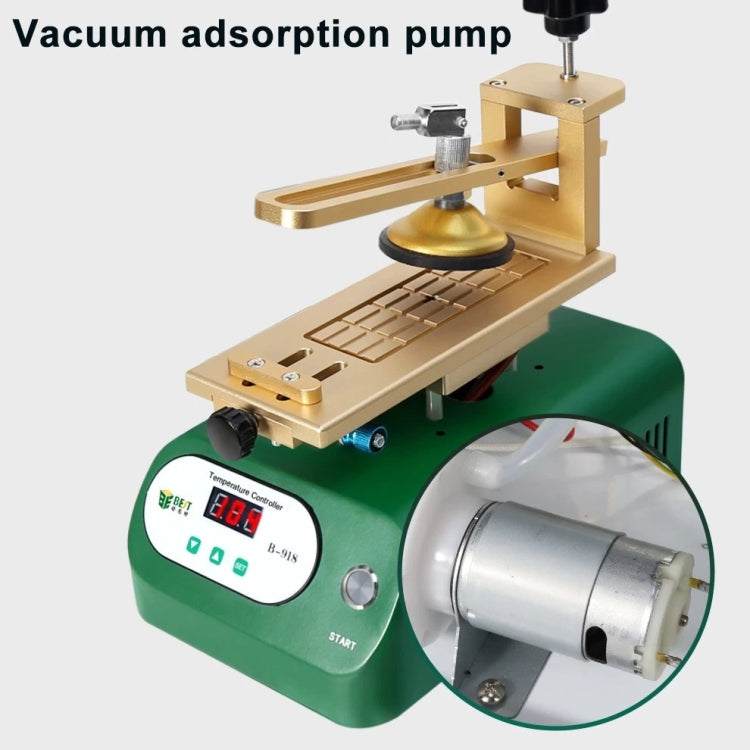BEST B-918A 7 inch 110V Vacuum Pump LCD Screen Rotary Heating Platform Separator, US Plug, EU Plug