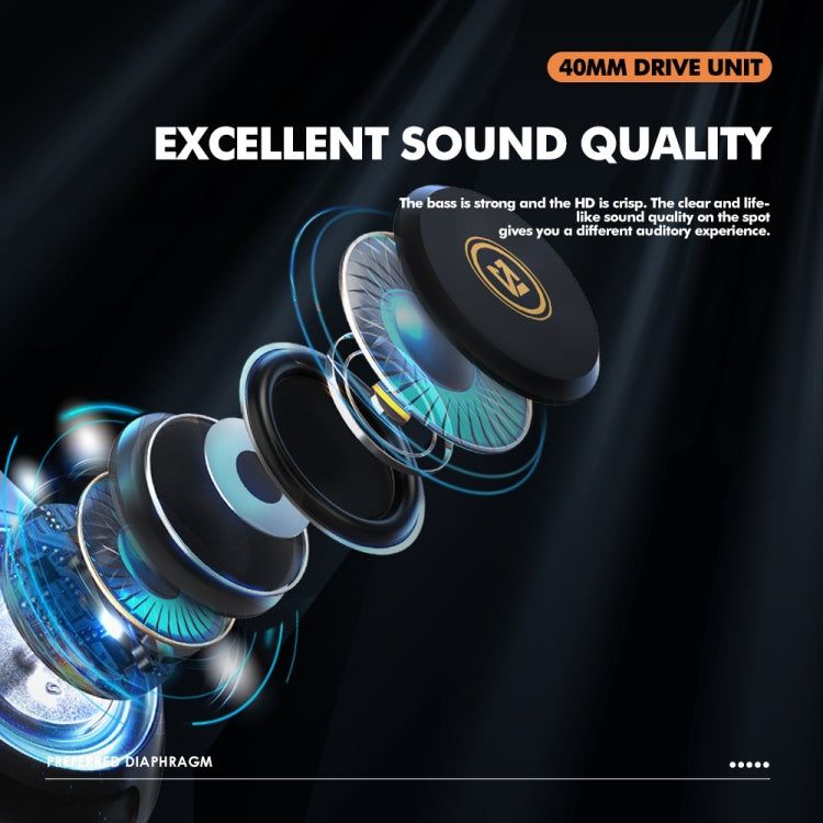 A8 Gaming Wireless Headset Stereo Over Ear Wired Microphone Headphone