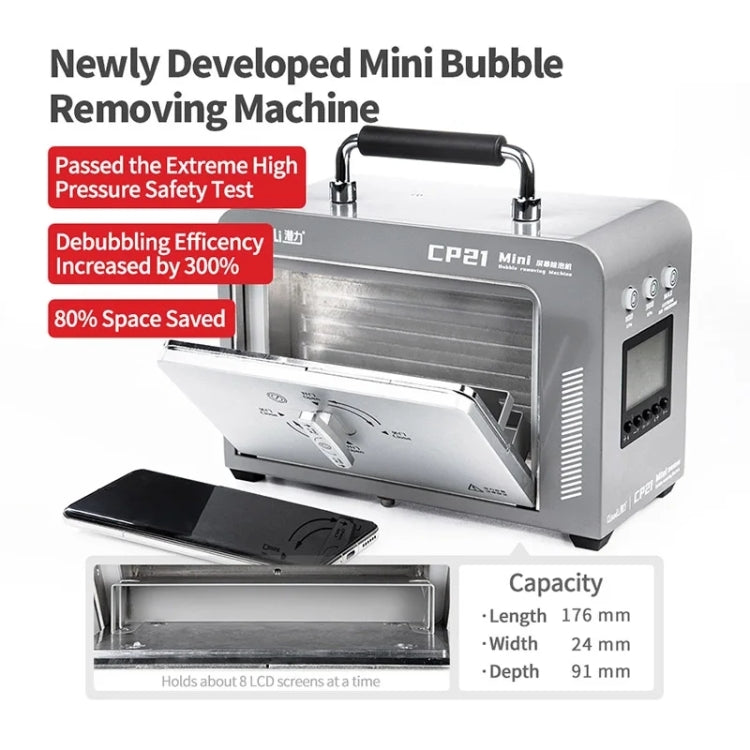 Qianli CP21 Mini LCD Screen Bubble Removing Machine, Qianli CP21 Mini, EU Plug