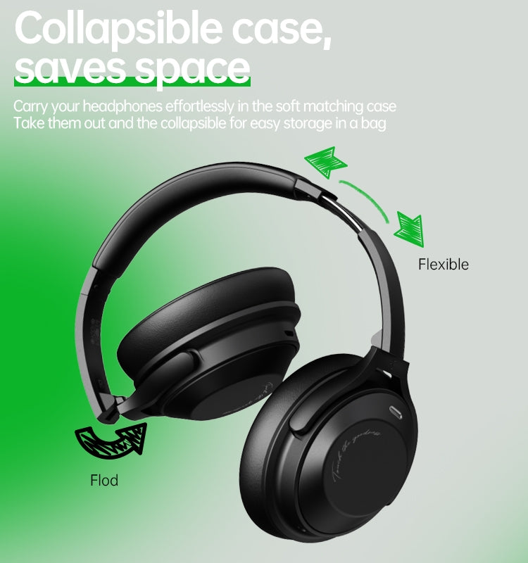 A06 Wireless ANC Noise Canceling Headset Over Ear Bluetooth Headphone