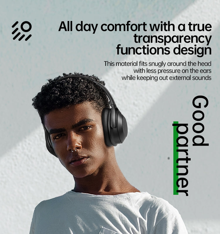 A06 Wireless ANC Noise Canceling Headset Over Ear Bluetooth Headphone