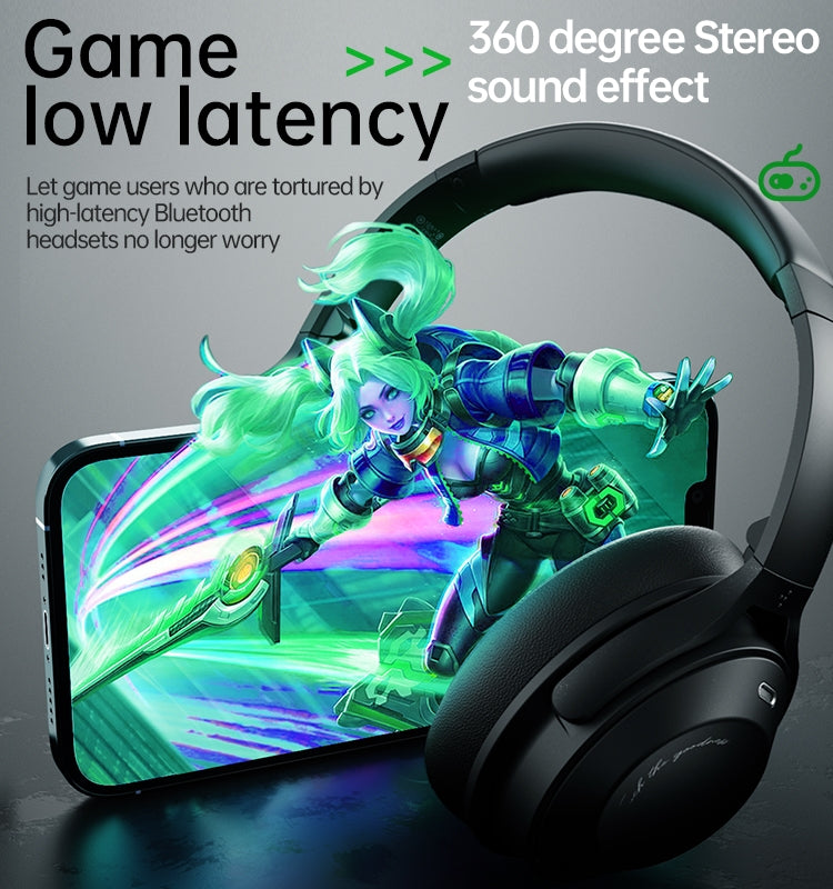 A06 Wireless ANC Noise Canceling Headset Over Ear Bluetooth Headphone