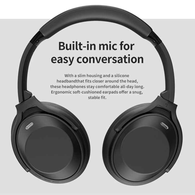 A06 Wireless ANC Noise Canceling Headset Over Ear Bluetooth Headphone