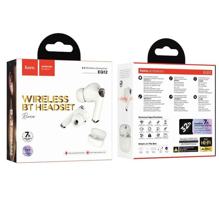 hoco EQ12 True Wireless Bluetooth Earphone